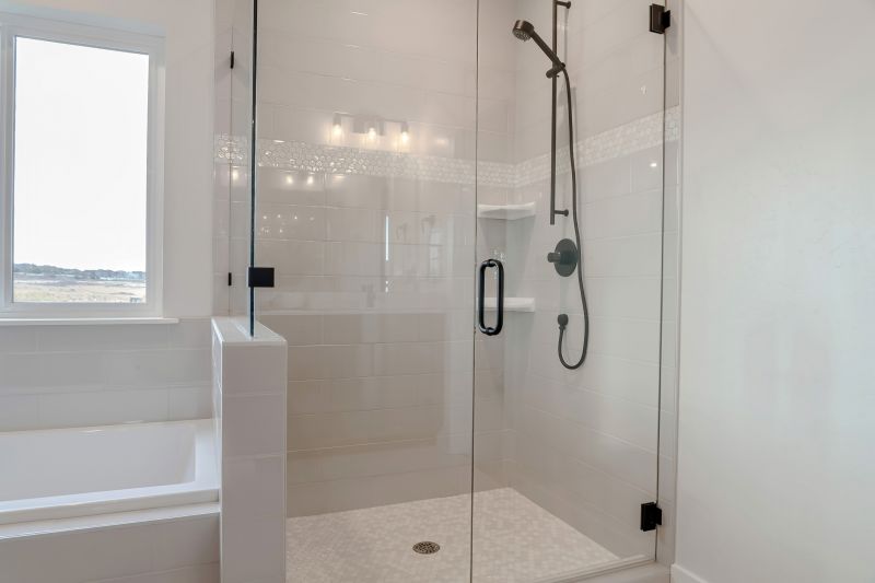 Modern Walk-in Shower with Glass Walls